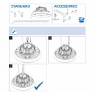 High Bay TU Gen2 100W IP65. 13500 Lumen. thumbnail