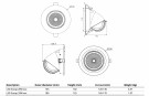 LED Downlight 33W 18 cm. 3500 Lumen. RA>80  5 års Garanti. thumbnail