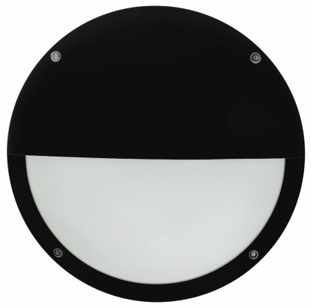 OKO HALV 6W/12W CCT IK10 IP65 C4 SORT/HVIT